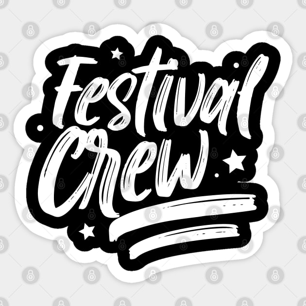 Rave Festivals Festival Team Party Sticker by dr3shirts